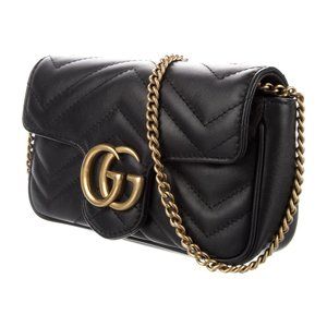 Gucci Matelasse Super Mini GG Marmont bag